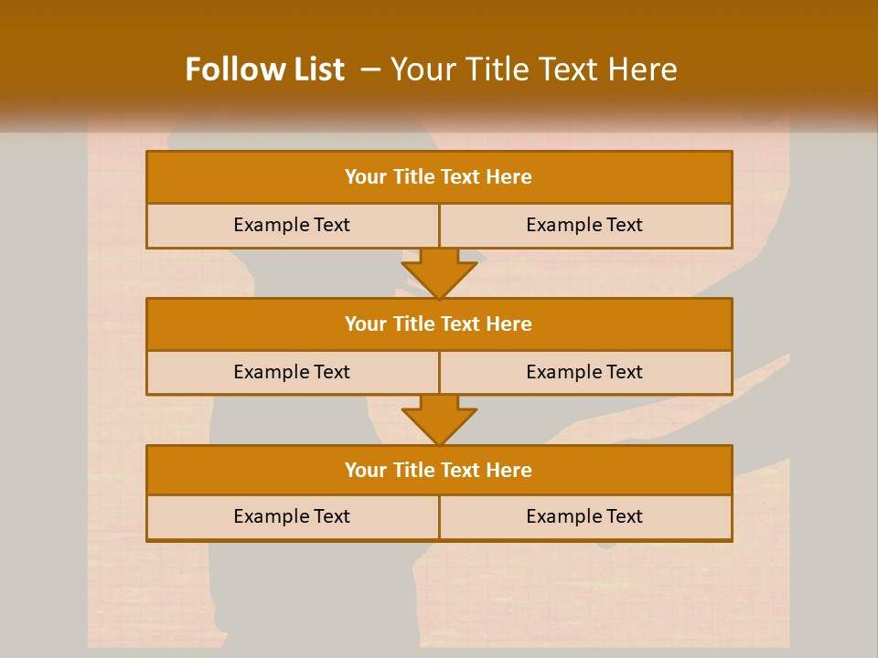 A Silhouette Of A Man Shaking Hands With A Woman PowerPoint Template