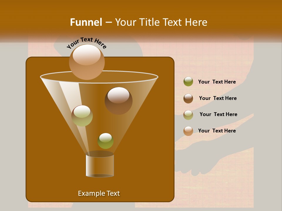 A Silhouette Of A Man Shaking Hands With A Woman PowerPoint Template