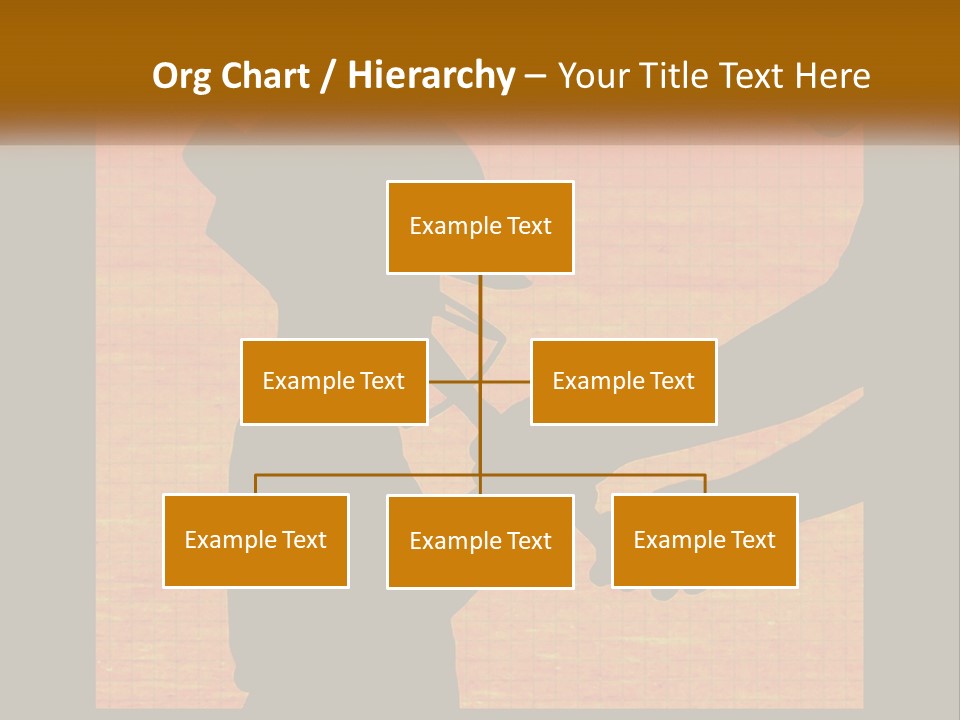 A Silhouette Of A Man Shaking Hands With A Woman PowerPoint Template