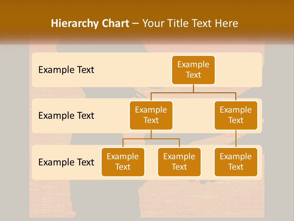 A Silhouette Of A Man Shaking Hands With A Woman PowerPoint Template