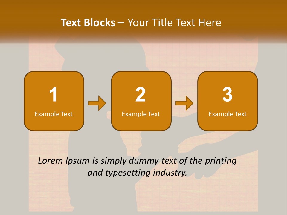 A Silhouette Of A Man Shaking Hands With A Woman PowerPoint Template