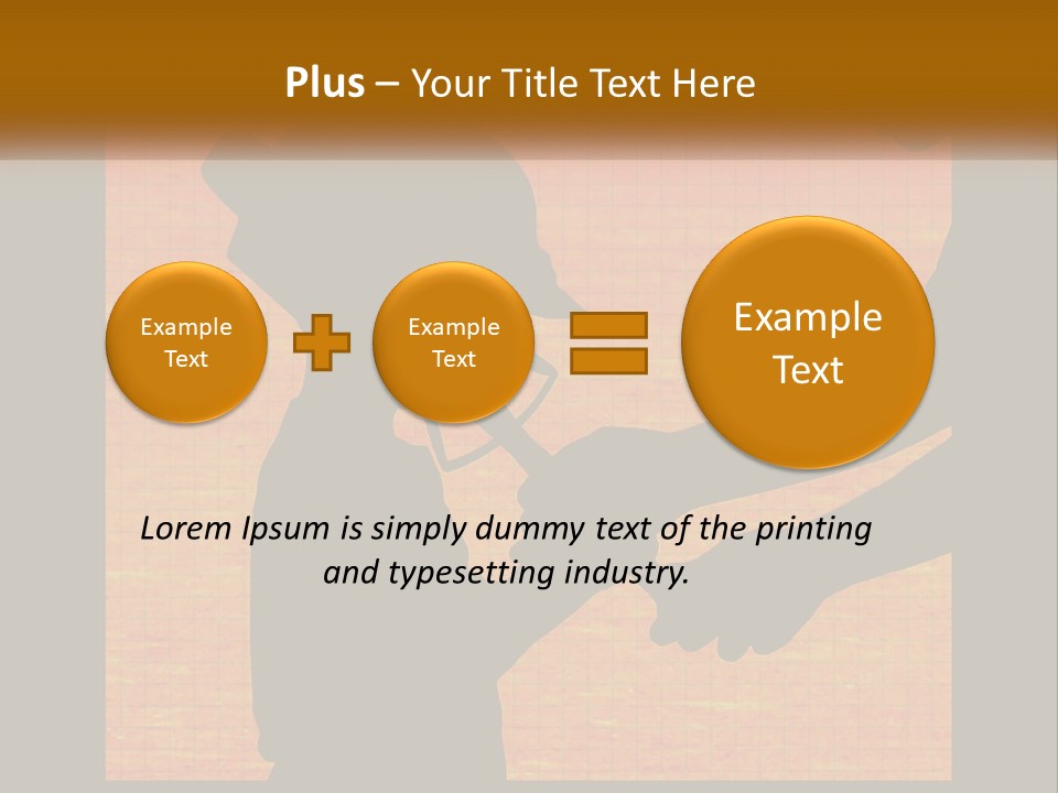 A Silhouette Of A Man Shaking Hands With A Woman PowerPoint Template