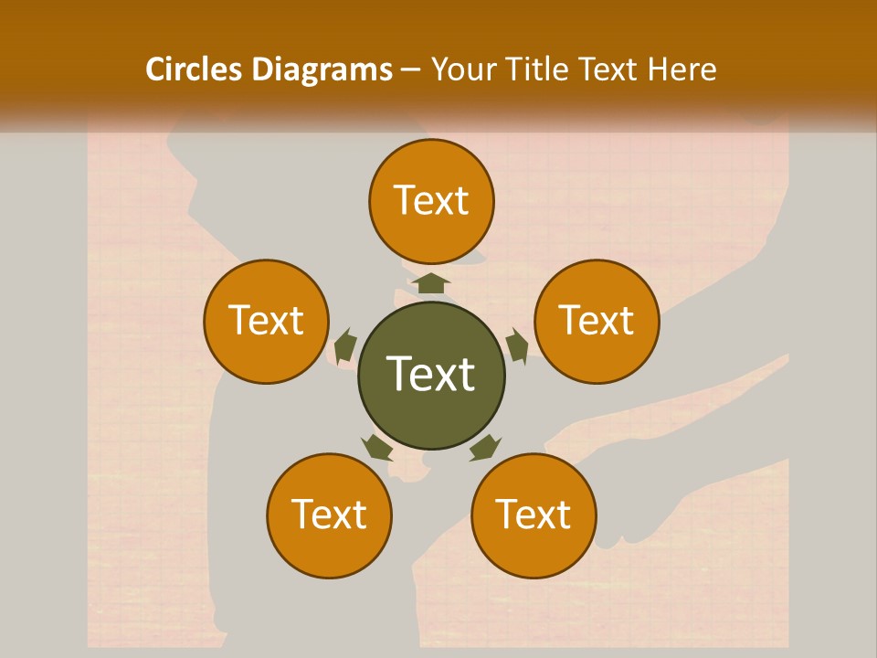 A Silhouette Of A Man Shaking Hands With A Woman PowerPoint Template