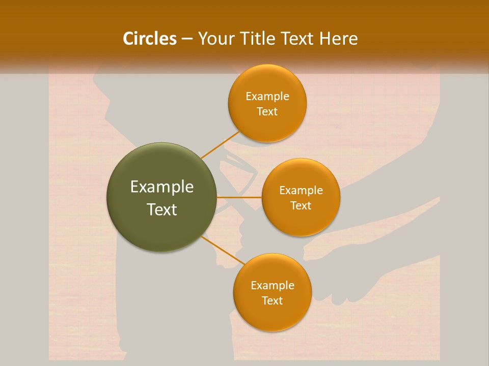A Silhouette Of A Man Shaking Hands With A Woman PowerPoint Template