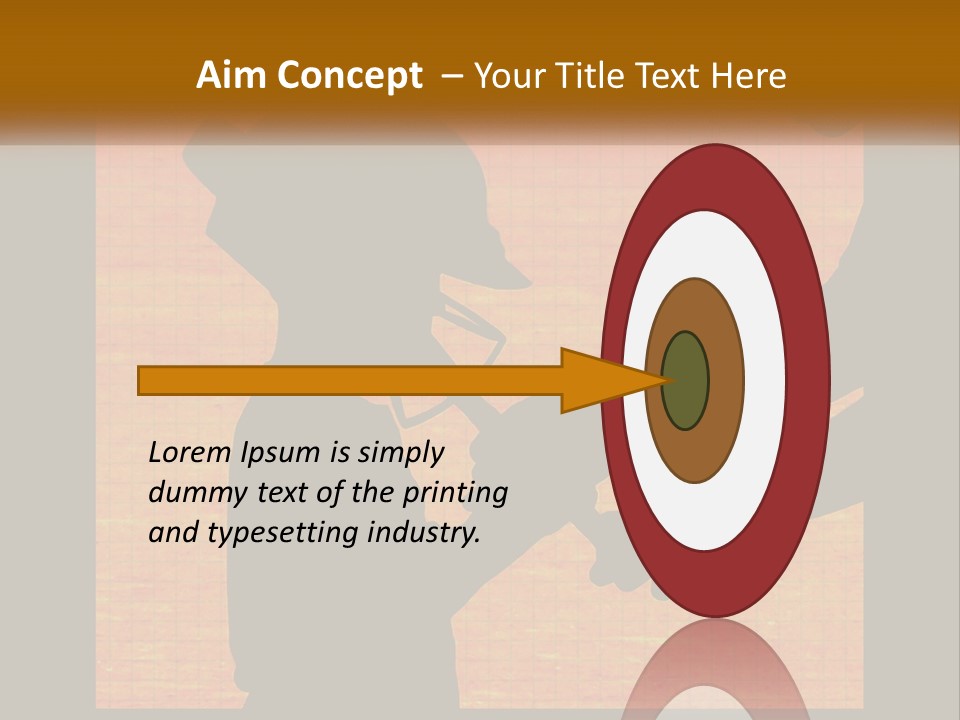 A Silhouette Of A Man Shaking Hands With A Woman PowerPoint Template