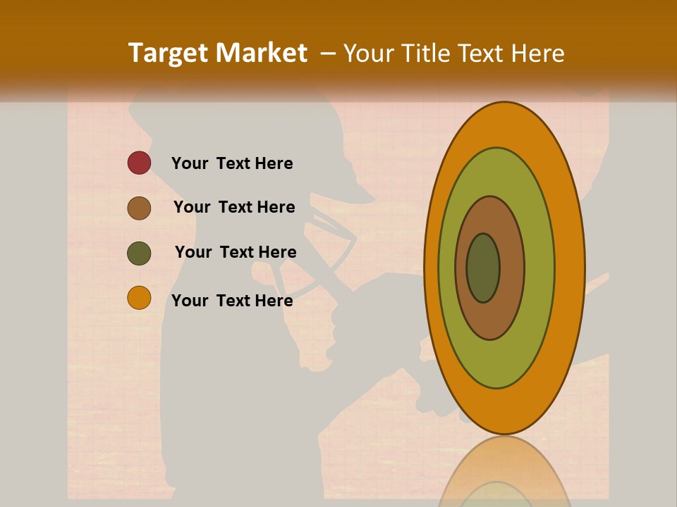 A Silhouette Of A Man Shaking Hands With A Woman PowerPoint Template