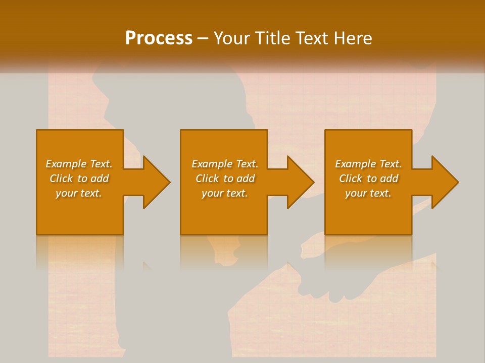 A Silhouette Of A Man Shaking Hands With A Woman PowerPoint Template