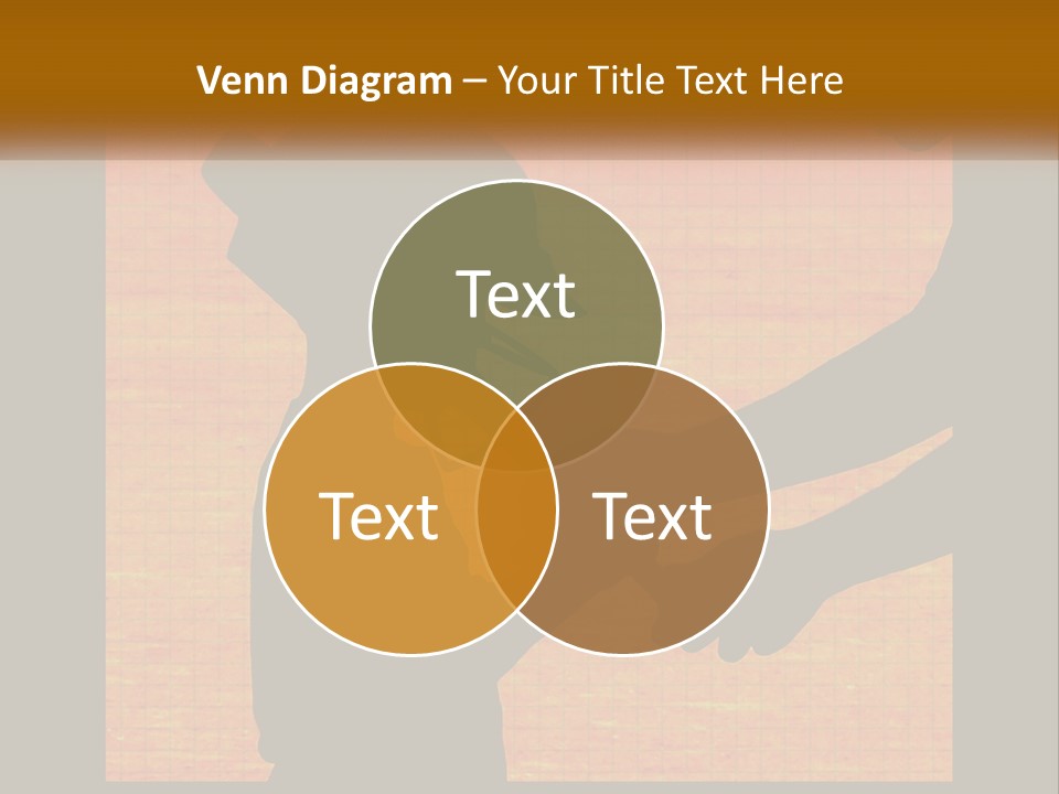 A Silhouette Of A Man Shaking Hands With A Woman PowerPoint Template