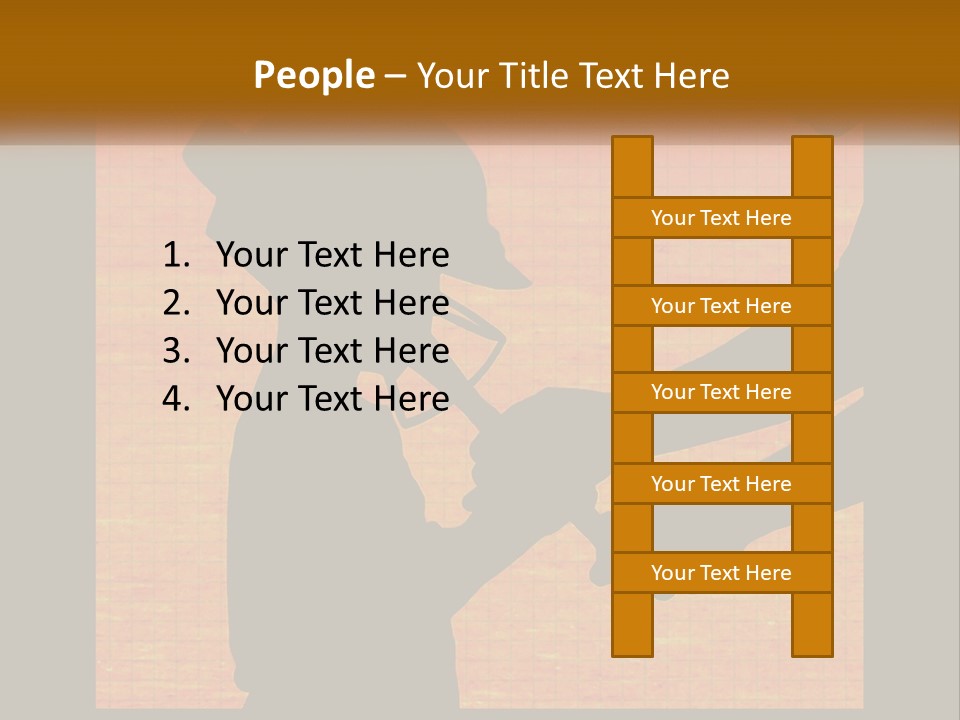 A Silhouette Of A Man Shaking Hands With A Woman PowerPoint Template