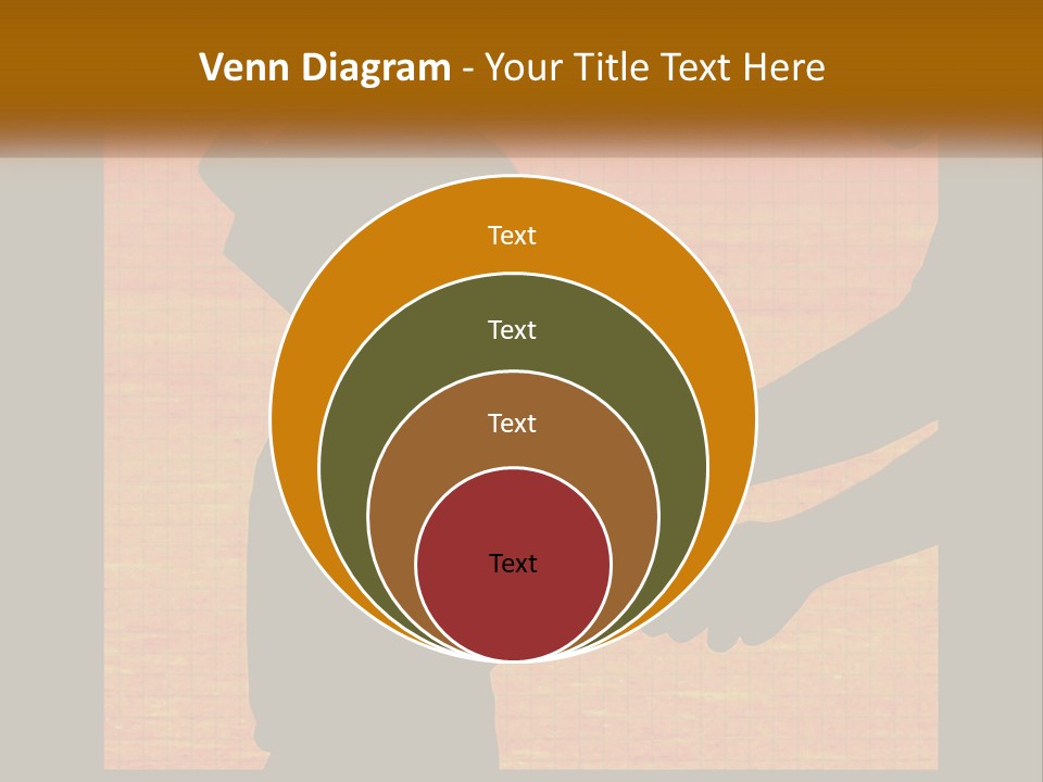 A Silhouette Of A Man Shaking Hands With A Woman PowerPoint Template