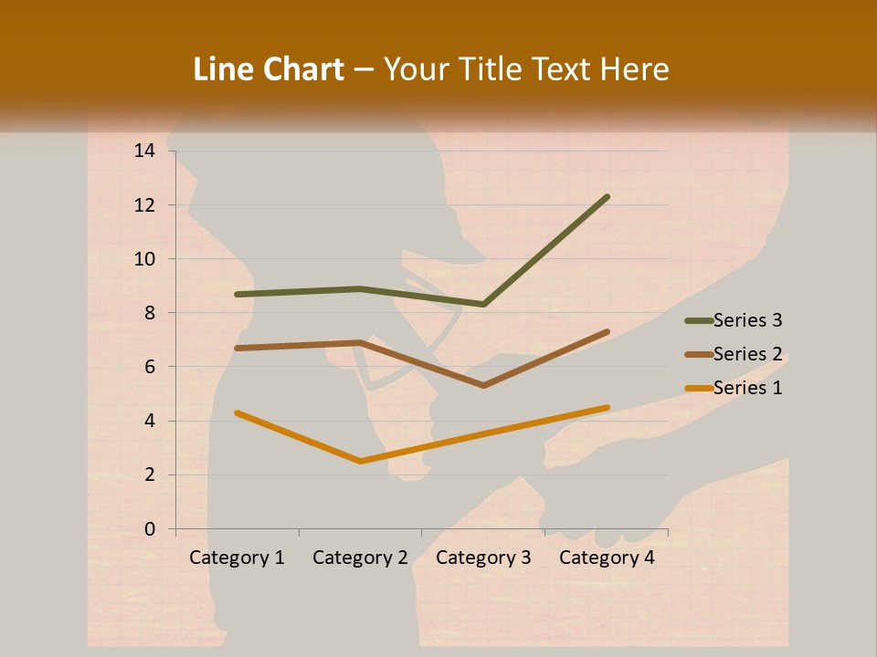 A Silhouette Of A Man Shaking Hands With A Woman PowerPoint Template