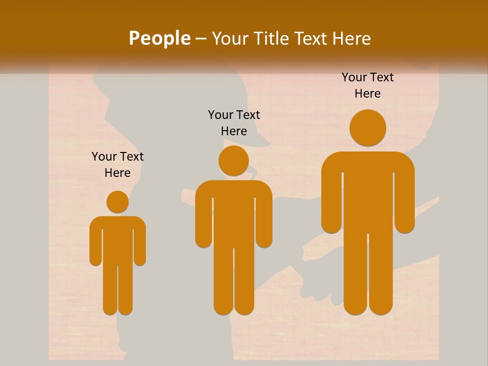 A Silhouette Of A Man Shaking Hands With A Woman PowerPoint Template