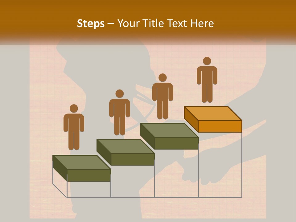 A Silhouette Of A Man Shaking Hands With A Woman PowerPoint Template