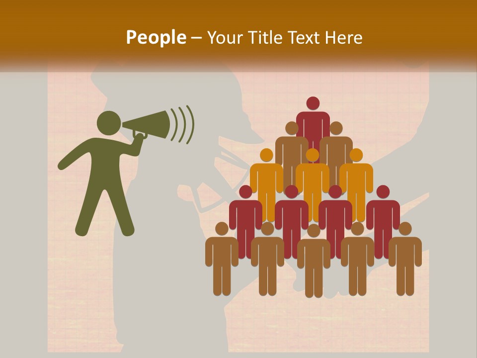 A Silhouette Of A Man Shaking Hands With A Woman PowerPoint Template