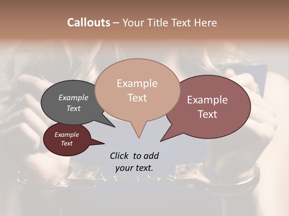 A Woman In A Blue Dress Is Holding A Watch PowerPoint Template