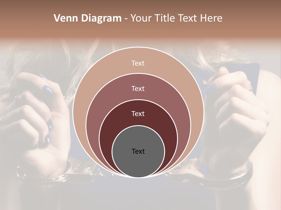 A Woman In A Blue Dress Is Holding A Watch PowerPoint Template