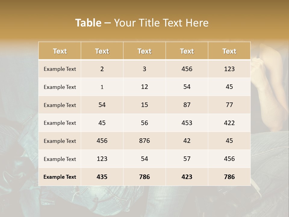 A Man And A Woman Sitting On A Couch PowerPoint Template
