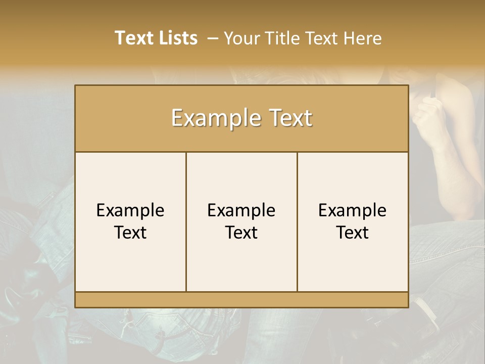 A Man And A Woman Sitting On A Couch PowerPoint Template