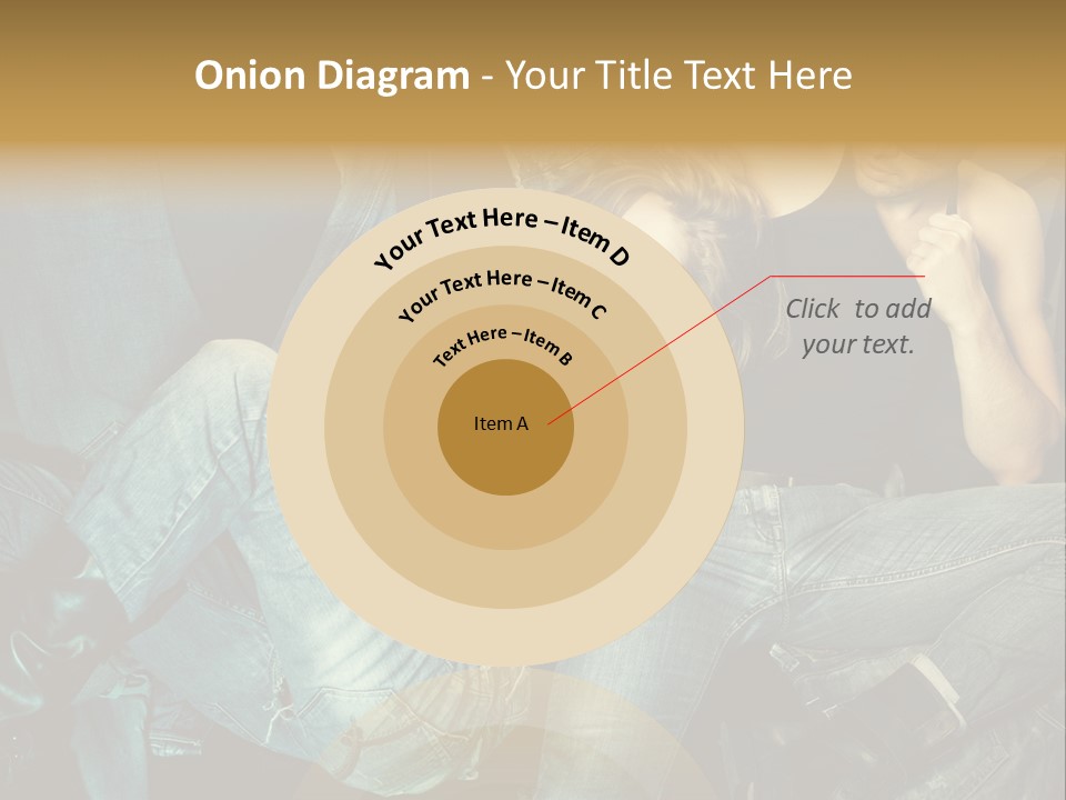 A Man And A Woman Sitting On A Couch PowerPoint Template