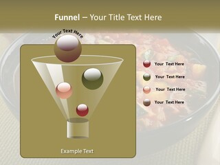 A Bowl Of Soup With Bread On The Side PowerPoint Template