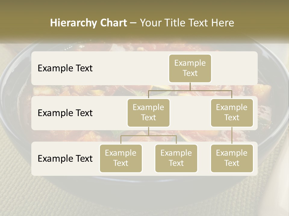 A Bowl Of Soup With Bread On The Side PowerPoint Template