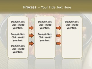 A Bowl Of Soup With Bread On The Side PowerPoint Template
