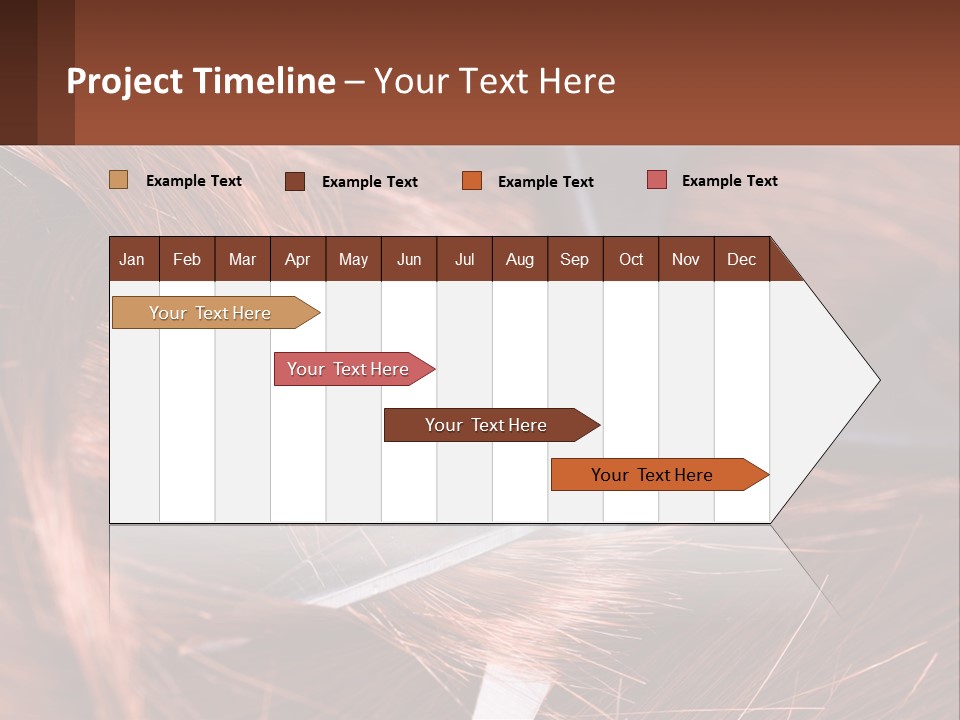 A Pair Of Scissors Cutting Hair On Top Of A Pile Of Red Hair PowerPoint Template