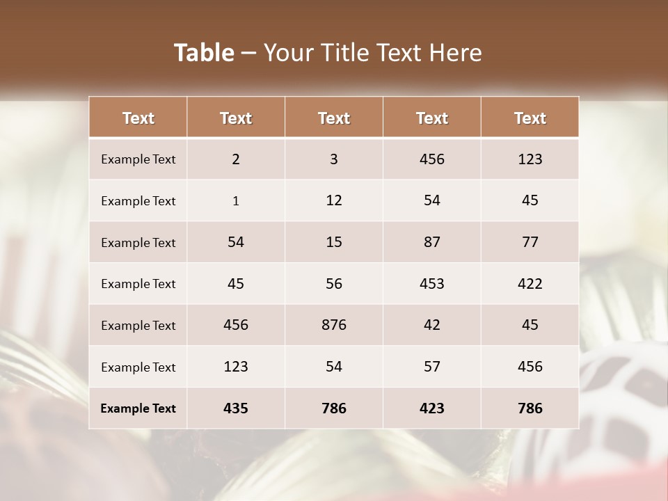 A Group Of Chocolates With A Diamond Ring On Top PowerPoint Template