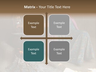 A Woman Is Pouring Water Into A Pot PowerPoint Template