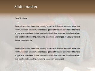 A Woman Is Pouring Water Into A Pot PowerPoint Template