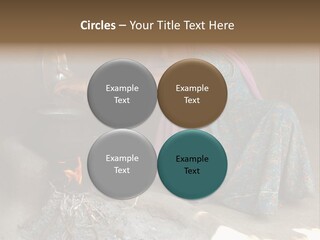 A Woman Is Pouring Water Into A Pot PowerPoint Template