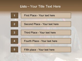 A Woman Is Pouring Water Into A Pot PowerPoint Template