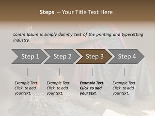 A Woman Is Pouring Water Into A Pot PowerPoint Template