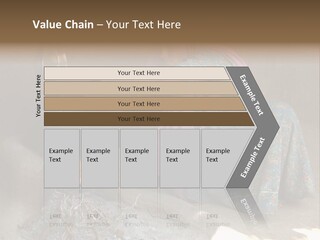 A Woman Is Pouring Water Into A Pot PowerPoint Template