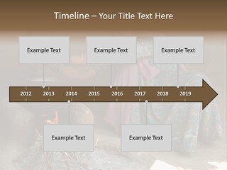 A Woman Is Pouring Water Into A Pot PowerPoint Template