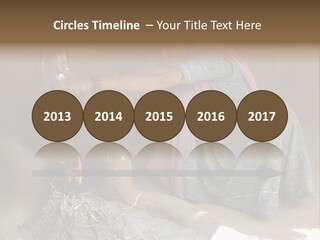 A Woman Is Pouring Water Into A Pot PowerPoint Template