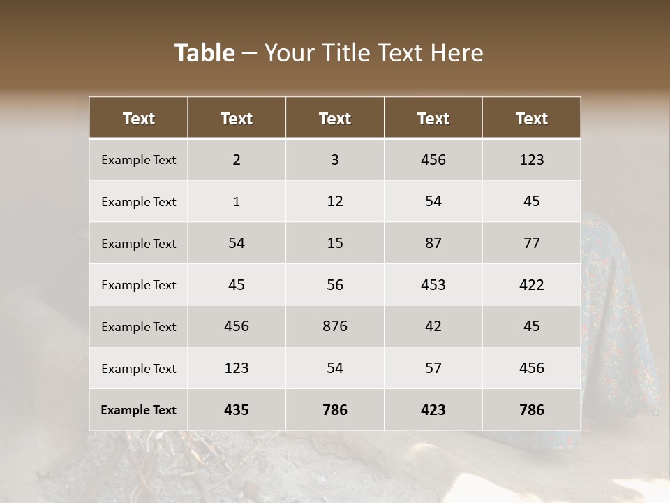A Woman Is Pouring Water Into A Pot PowerPoint Template