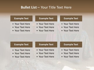 A Woman Is Pouring Water Into A Pot PowerPoint Template