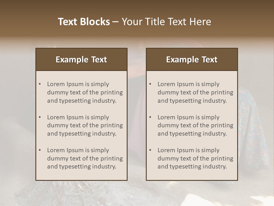 A Woman Is Pouring Water Into A Pot PowerPoint Template
