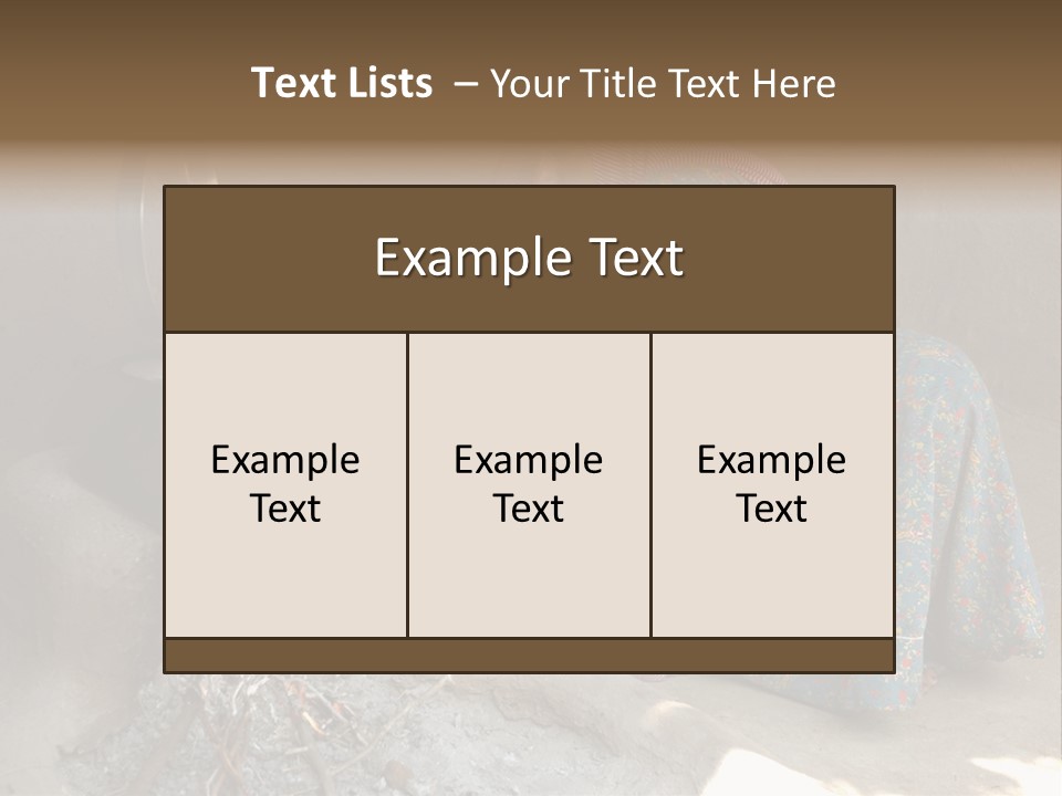 A Woman Is Pouring Water Into A Pot PowerPoint Template