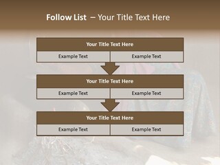 A Woman Is Pouring Water Into A Pot PowerPoint Template