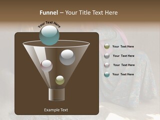 A Woman Is Pouring Water Into A Pot PowerPoint Template