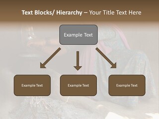 A Woman Is Pouring Water Into A Pot PowerPoint Template