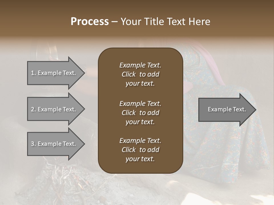 A Woman Is Pouring Water Into A Pot PowerPoint Template