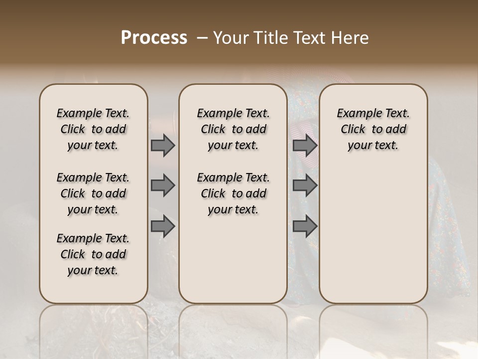 A Woman Is Pouring Water Into A Pot PowerPoint Template