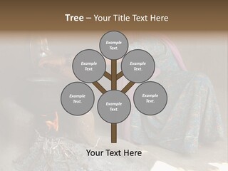 A Woman Is Pouring Water Into A Pot PowerPoint Template