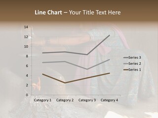 A Woman Is Pouring Water Into A Pot PowerPoint Template