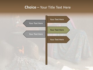 A Woman Is Pouring Water Into A Pot PowerPoint Template