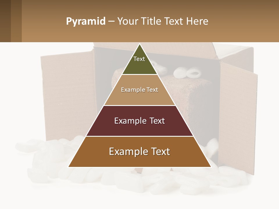 An Open Box With Marshmallows In It PowerPoint Template