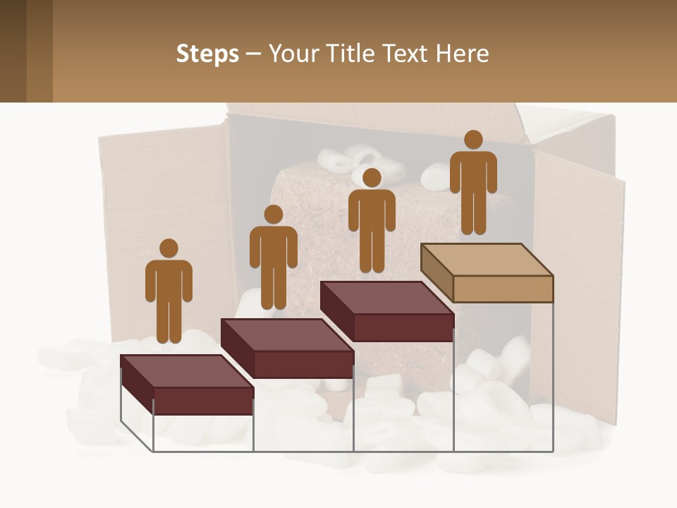 An Open Box With Marshmallows In It PowerPoint Template